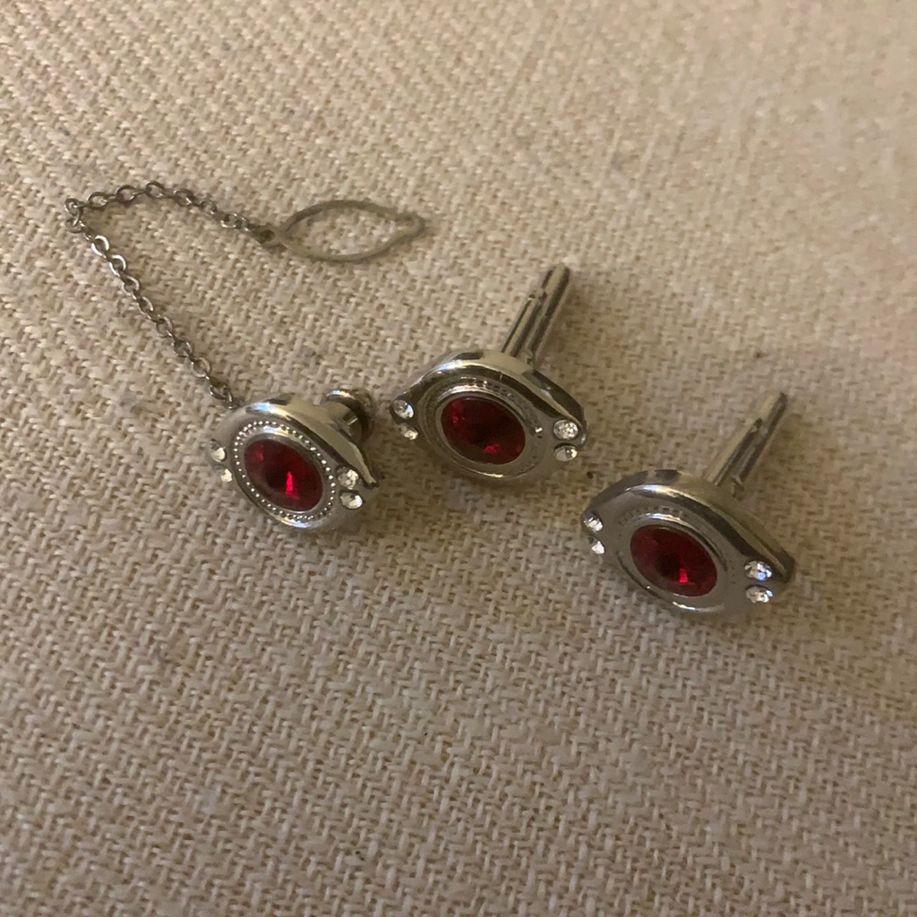 Ruby Cuff Links